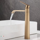 GobekUsa Antique Bronze Basin Faucet Hot & Cold Brass Sink Mixer Tap