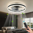 GobekUsa LED Silent Ceiling Fan Light Control Modern Bedroom Living Room Indoor Decor