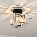 GobekUsa Glass Crystal LED Ceiling Chandelier for Home Decor
