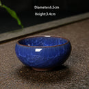 GobekUsa Ice Cracking Ceramic Tea Cup Espresso Coffee Kung Fu Teacup Cute Cup