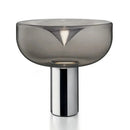 GobekUsa Aella Glass Table Lamp - Luxury Art Clear Lamp for Office Bedroom Home Décor