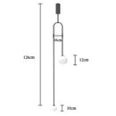 GobekUsa Glass Ball Brass Pendant Lights LED for Restaurant and Bedroom Lighting