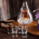 GobekUsa Glass Wine Decanter & Ice Jug Set for Home & Bar
