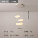 GobekUsa LED Pebble Pendant Light: Stylish White Chandelier for Living Room, Bedroom, and Restaurant Décor.