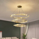 GobekUsa Crystal Stainless Steel Ceiling Pendant Light for Luxurious Living