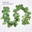 GobekUsa Ivy Green Fake Leaves Garland Vine Wall Decoration Artificial Plants