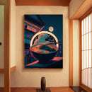 GobekUsa Japanese Food Neon Posters Canvas Painting for Home Kitchen Decor