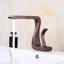 GobekUsa Gold & White Basin Faucet: Modern Brass Mixer Tap for Bathroom Sink