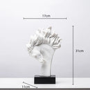 GobekUsa Horse Head Statue Resin Figurine Home Decor Sculpture
