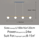 GobekUsa Dimmable Led Ceiling Chandelier for Living Room, Dining Table, Kitchen - Modern Indoor Lighting Fixture