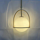 GobekUsa Glass Globe Pendant Light for Kitchen Dining Room - Nordic Design