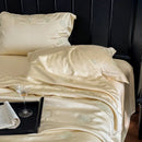 GobekUsa Eucalyptus Fiber Flower Embroidery Quilt Set with Bed Sheet & Pillowcase