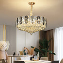 GobekUsa Crystal Duplex Villa Chandelier Hall Light - Luxe Living Room Middle Floor Lamp