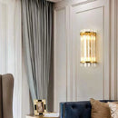GobekUsa Crystal Luxury Wall Lamp for Modern Bedroom, Living Room, Staircase - LED Indoor Lighting