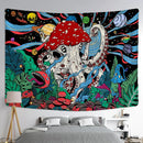 GobekUsa Abstract Mushroom Tapestry Wall Hanging for Psychedelic Room Decor