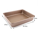 GobekUsa Carbon Steel Cake Baking Tray Non-Stick Bread Mold Bakeware