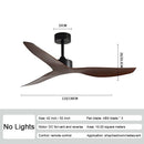 GobekUsa Industrial Wind Ceiling Fan ABS Blades Remote Control Silent Operation.