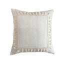 GobekUsa Boho White Lace Floral Sofa Cushion Cover Wedding Decor Throw Pillows