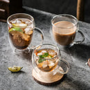 GobekUsa Double-Walled Transparent Glass Cup - Versatile Drinkware for Any Occasion