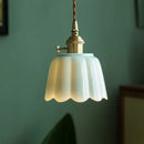 GobekUsa Lotus Flower Ceramic LED Pendant Lampshade for Home Decor