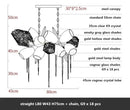 GobekUsa Crystal Duplex Chandelier - Modern Designer Lighting for Living Room
