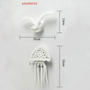 GobekUsa LED Jellyfish Wall Sconce Light for Modern Indoor Living Room Bedroom Stair Lamp