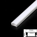 GobekUsa LED Aluminum Profiles Corner Channel with Transparent/Milky Diffuser for Strip Lights