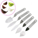 GobekUsa Chocolate Leaf Knife Fondant Tool: Stainless Steel Cake Decoration & Baking Accessory