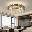 GobekUsa Gold Crystal Ceiling Chandelier: Luxury Modern LED Pendant for Home Décor