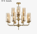 GobekUsa Glass Chandelier: Elegant Nordic Design Hanging Lamp for Kitchen Island, Restaurant, and Home