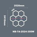 GobekUsa Hexagon LED Ceiling Light: High-Performance, Best-Selling, Honeycomb Design