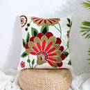 GobekUsa Boho Farmhouse Floral Square Pillow Cover Set of 2