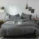 GobekUsa Japanese Style Cotton Printed 4Pcs Bedding Set with Double-Sided Design