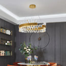 GobekUsa Contemporary LED Crystal Chandelier for Hotel, Wedding, and Living Room