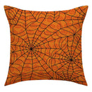 GobekUsa Halloween Pillowcase Set - Festive Sofa Cushion Covers with Pumpkin Cat Witch Hat Print.
