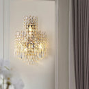 GobekUsa Crystal Wall Lamp: Elegant Living Room Bedroom Design Lighting
