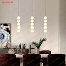GobekUsa Glass Ball Pendant Lights - Modern Nordic LED Creative Hanging Lamp for Home Decor