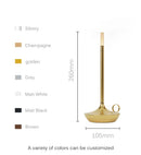 GobekUsa LED Bar Table Lamp: USB Rechargeable, Office Study Desk Light