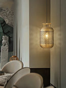 GobekUsa Chinese Zen Art Birdcage Pendant Light for Restaurant Tea Room