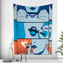 GobekUsa Abstract Woman Tarot Card Tapestry Wall Hanging for Boho Room Decor