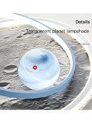 GobekUsa Astronaut LED Chandelier: Remote Control Kids Ceiling Pendant Light for Bedroom & Nursery