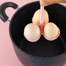 GobekUsa Egg Steamer Tray with 5 Grids - Durable Silicone Egg Boiler Holder