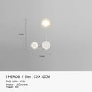 GobekUsa Black Gold LED Wall Lamp for Indoor Bedroom Living Room Stairs Bar