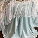 GobekUsa French Lace Ruffles Princess Bedding Set - Velvety Warm Quilt Cover, Bed Skirt, Bedspread, Pillowcases