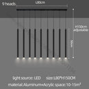 GobekUsa Glossy Cylindrical Chandelier for Bar, Restaurant, Bedside, and Company Front Desk