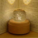 GobekUsa Crystal Ball Music Box: Rotating Light Projection, Birthday & Valentine's Day Gift