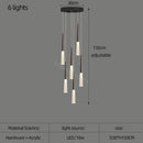 GobekUsa Acrylic Cone Pendant Light for Villa Stair, Kitchen, and Restaurant.