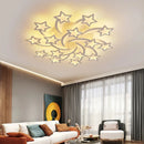 GobekUsa LED Acrylic Chandelier Lights with Remote for Home Indoor Lighting