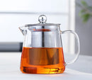GobekUsa Glass Teapot 550ml Infuser Strainer Puer Tea Pot Gaiwan Kettle Pu Erh Set