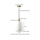GobekUsa Ceramic LED Hanging Lamp Japenese Style Pendant Lighting for Home Deco
